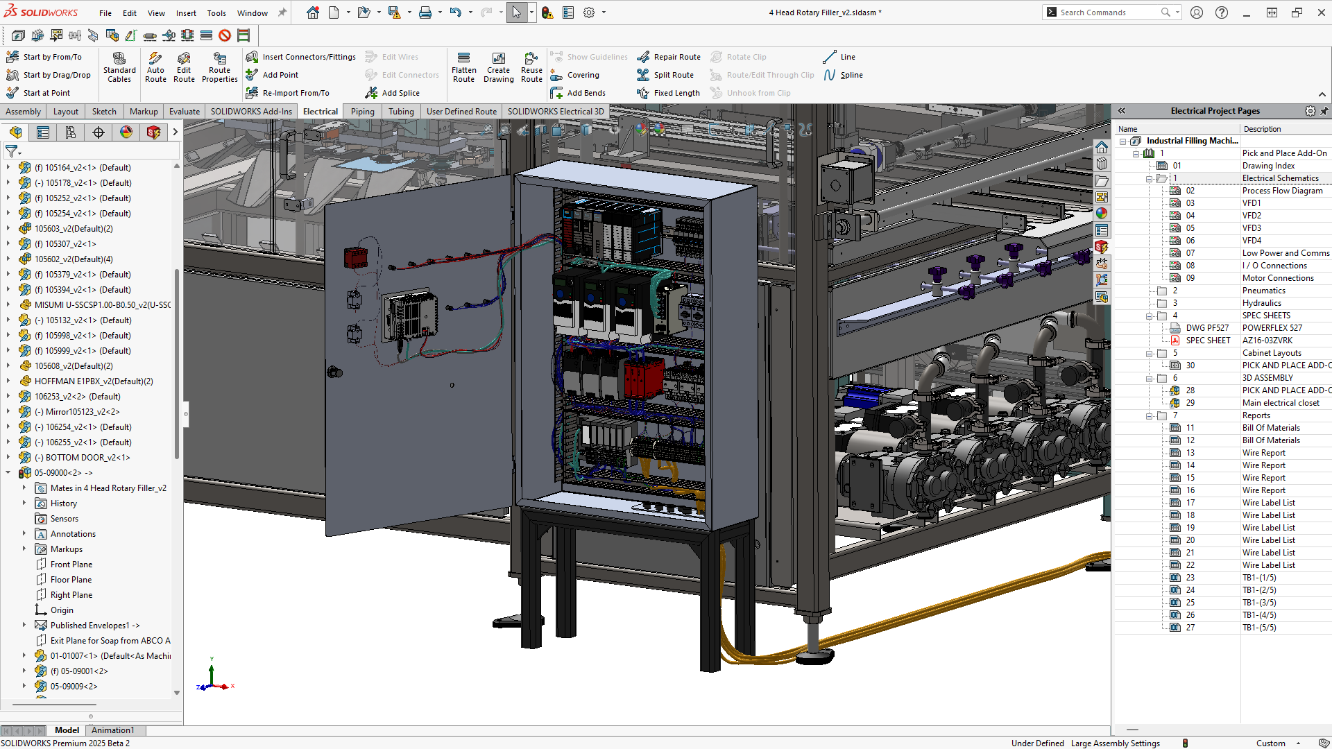 3D Electrical Cabinet Design 