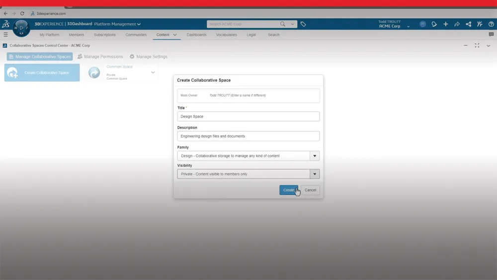 User interface showing setup step for Store and Revise - SOLIDWORKS Cloud Services