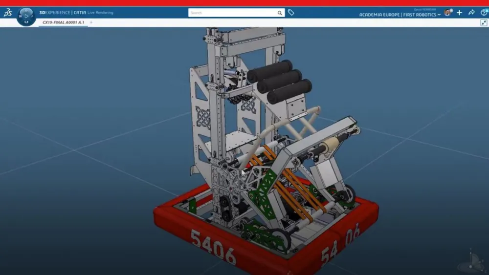 3D model of robot - SOLIDWORKS