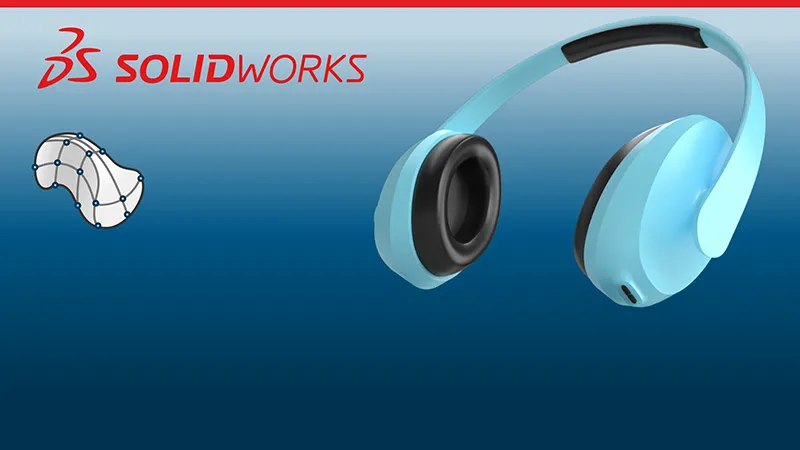 3D Model of headphones - SOLIDWORKS xShape