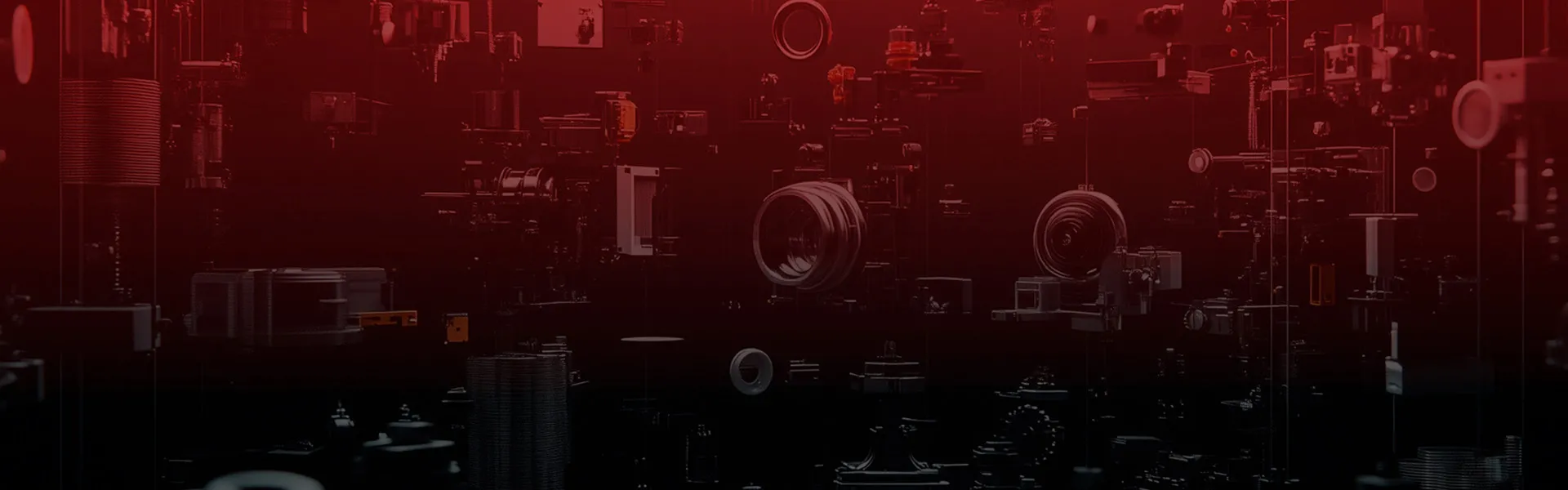 Collage of 3D rendered objects