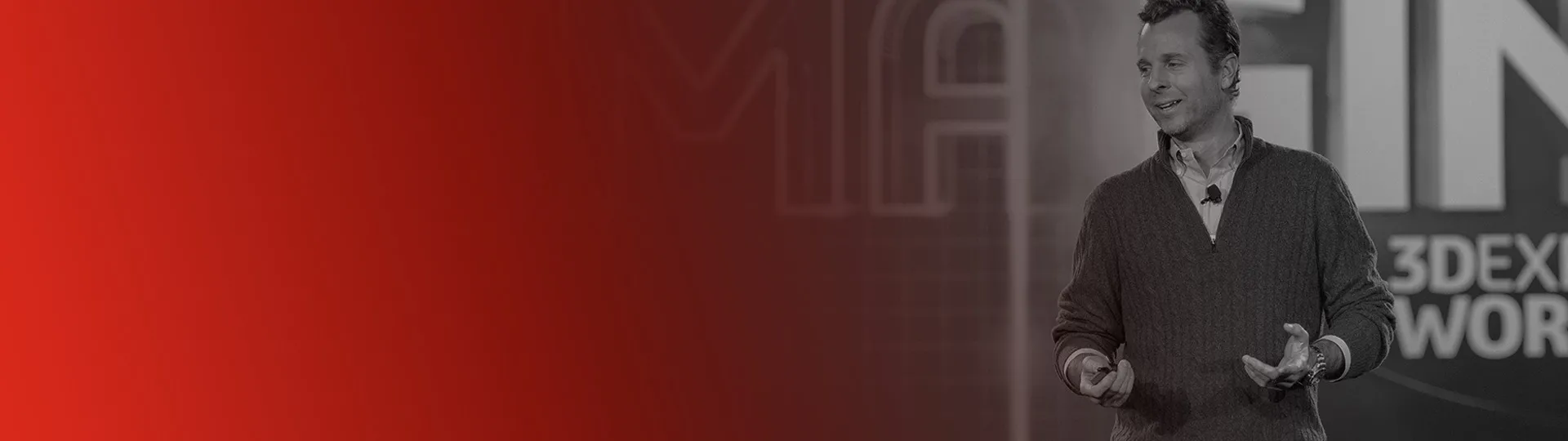 Jamie Siminoff,  Founder and Chief Inventor of Ring, speaking at 3DEXPERIENCE World