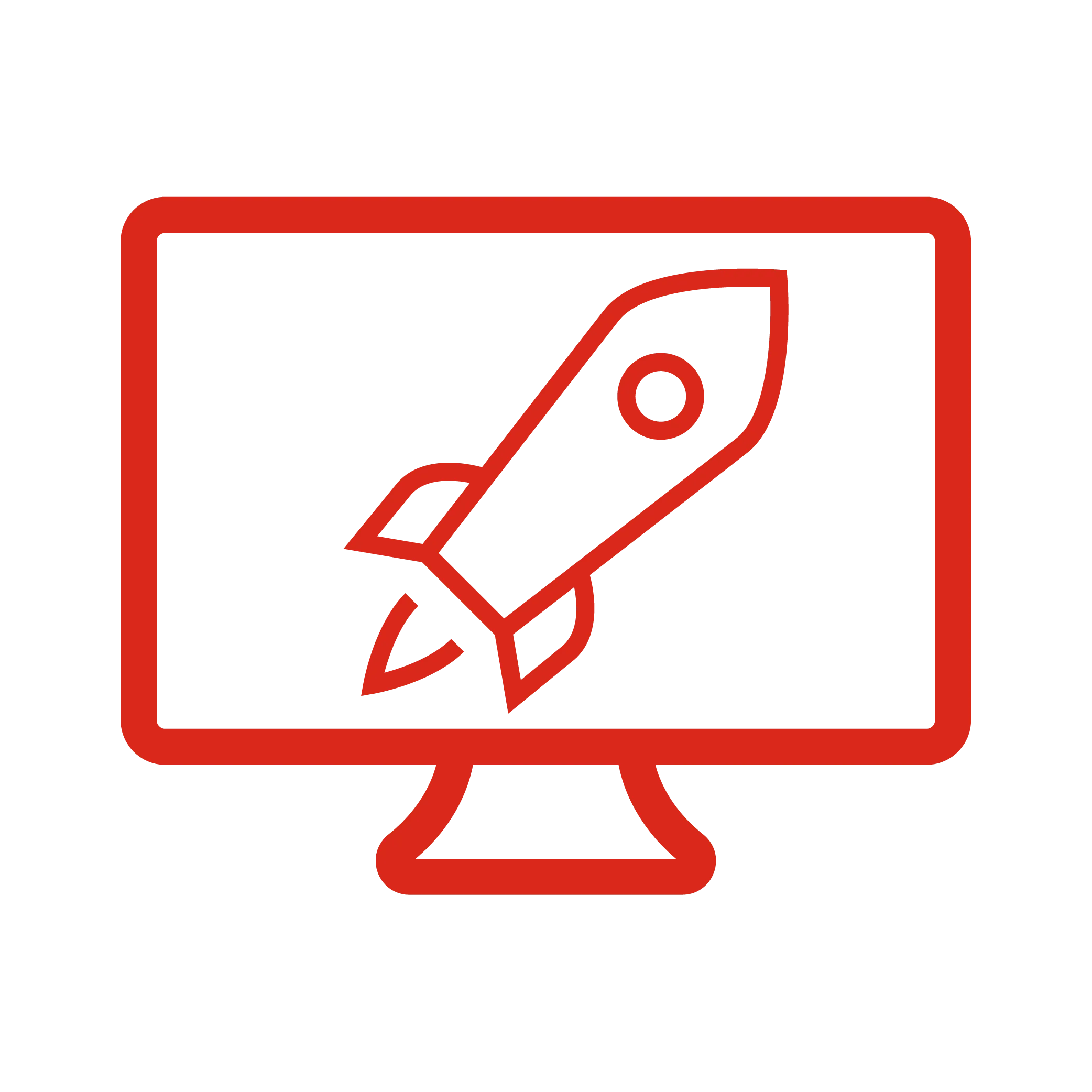 SOLIDWORKS Icon for Startups, Screen with rocket