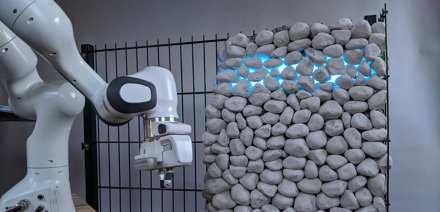 NASKA robot arm and rock farm designed using 3D Sculptor and 3D Creator on the 3DEXPERIENCE platform