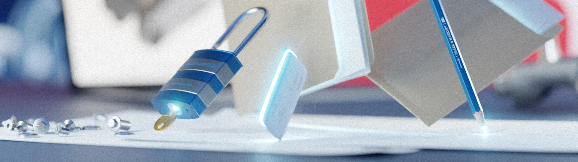 Design tools with key in lock - SOLIDWORKS cloud services