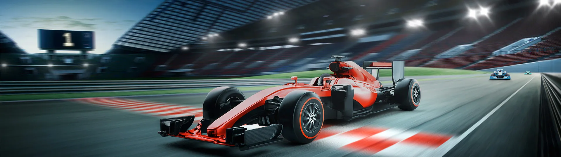 Race car on track - SOLIDWORKS sponsorship