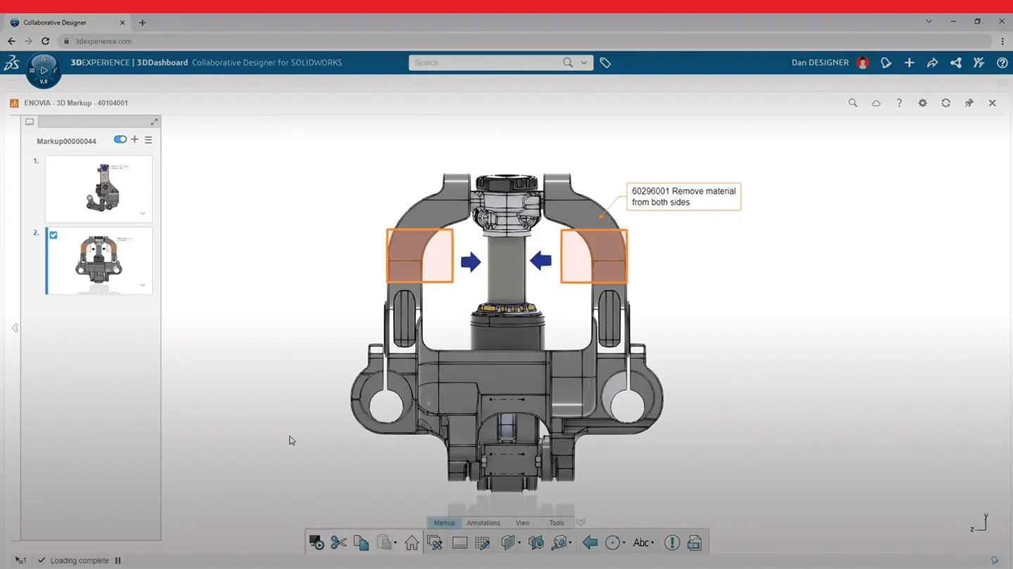 3D model of a part - SOLIDWORKS Cloud Services