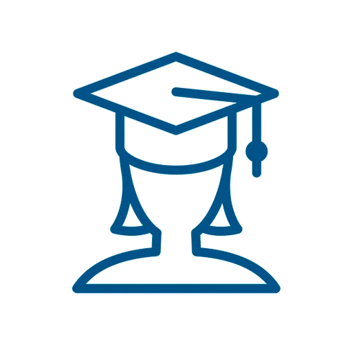 community icon showing person in graduation cap - SOLIDWORKS