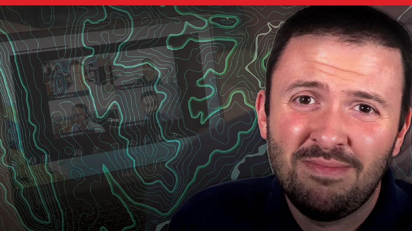 Person showing stress - work together with SOLIDWORKS