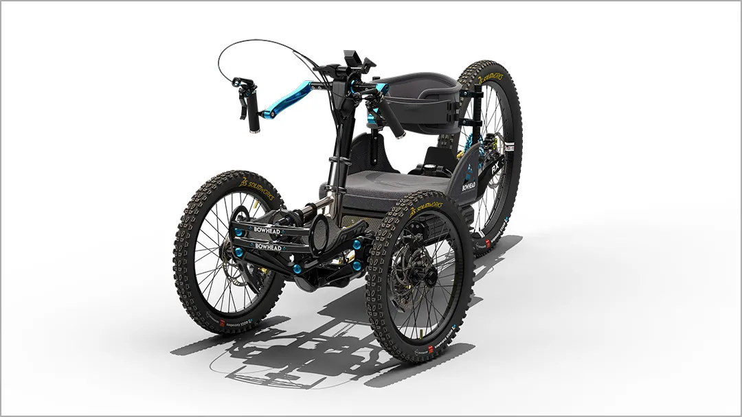 3D model of Bowhead adaptive mountain bike - SOLIDWORKS