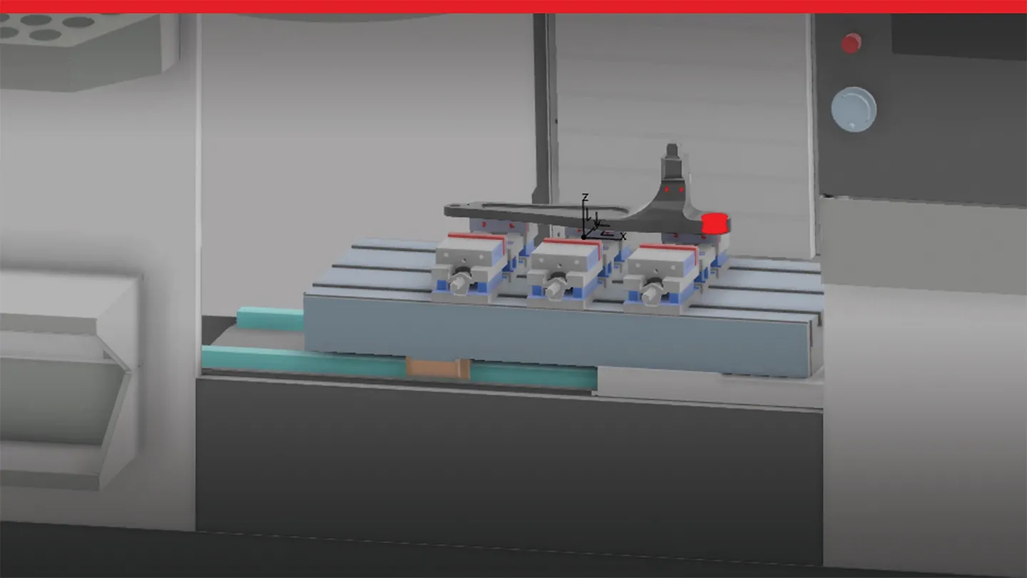 3D model of an assembly line part - SOLIDWORKS 2024