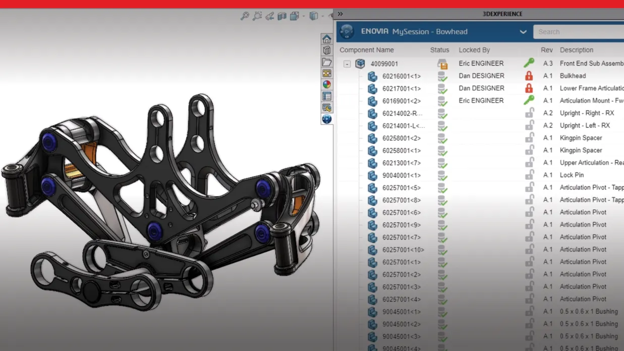 3D model of part with data - SOLIDWORKS