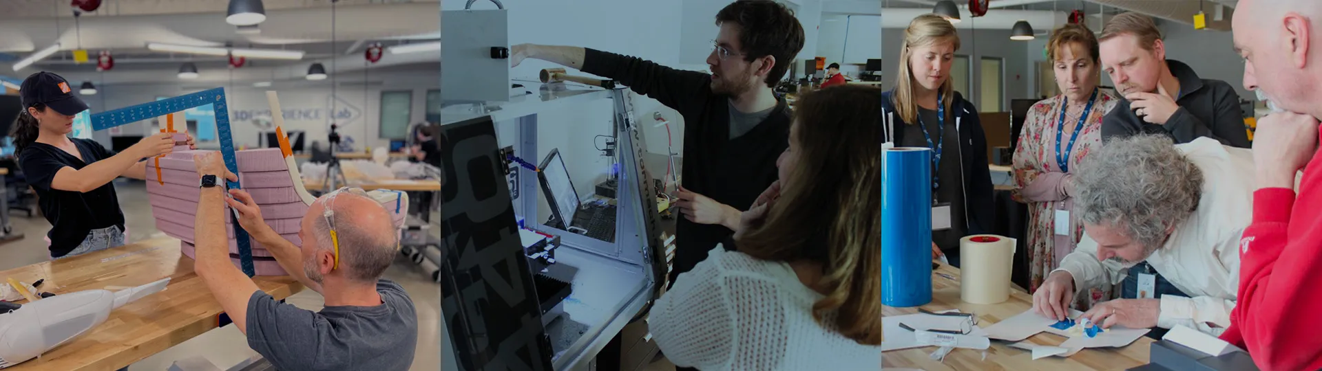 Makers in SOLIDWORKS Fab Lab maker space - SOLIDWORKS