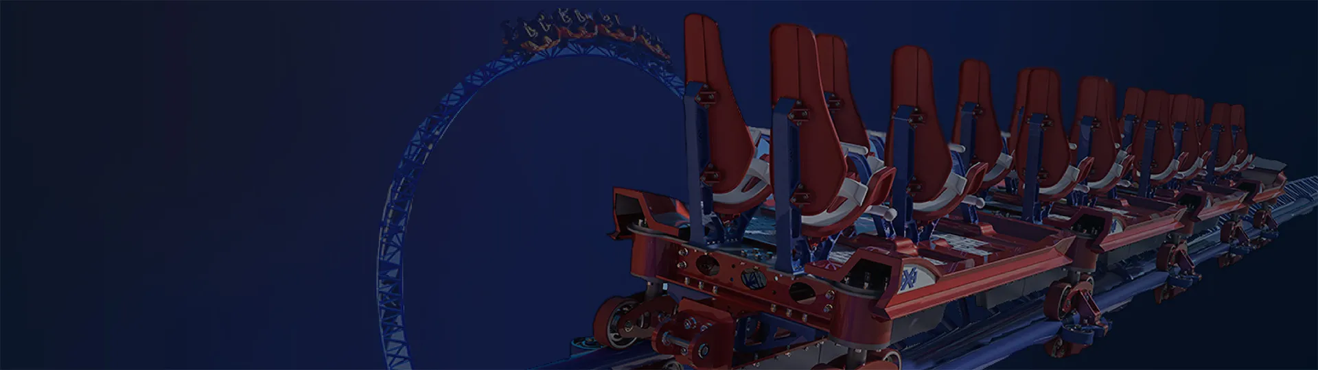Roller Coaster Designed in SOLIDWORKS 3D CAD