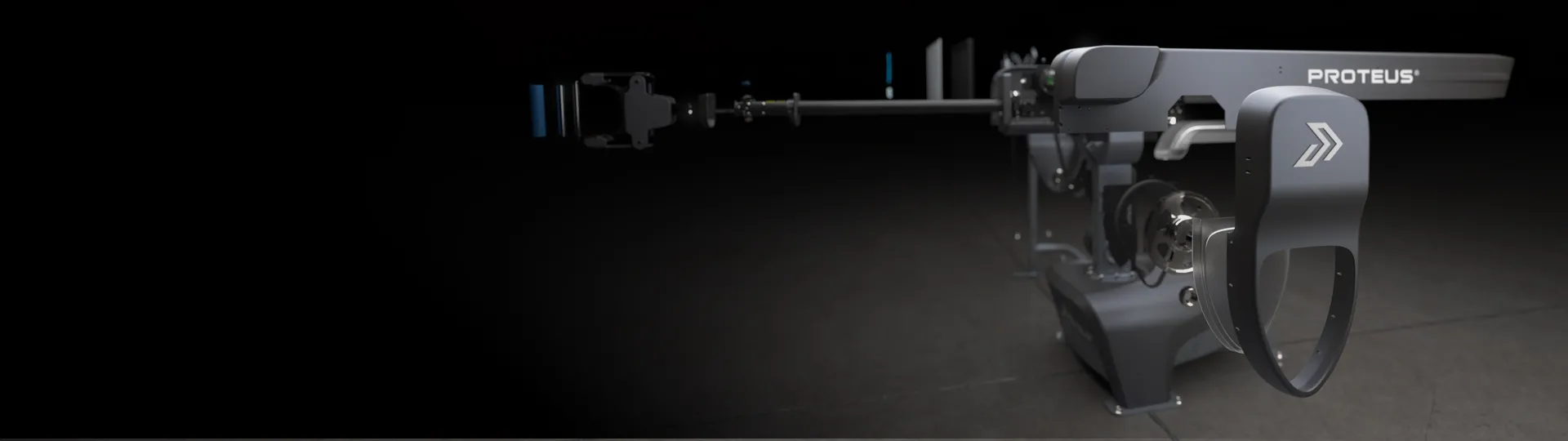 SOLIDWORKS 2025 3D rendering of the Proteus exercise machine